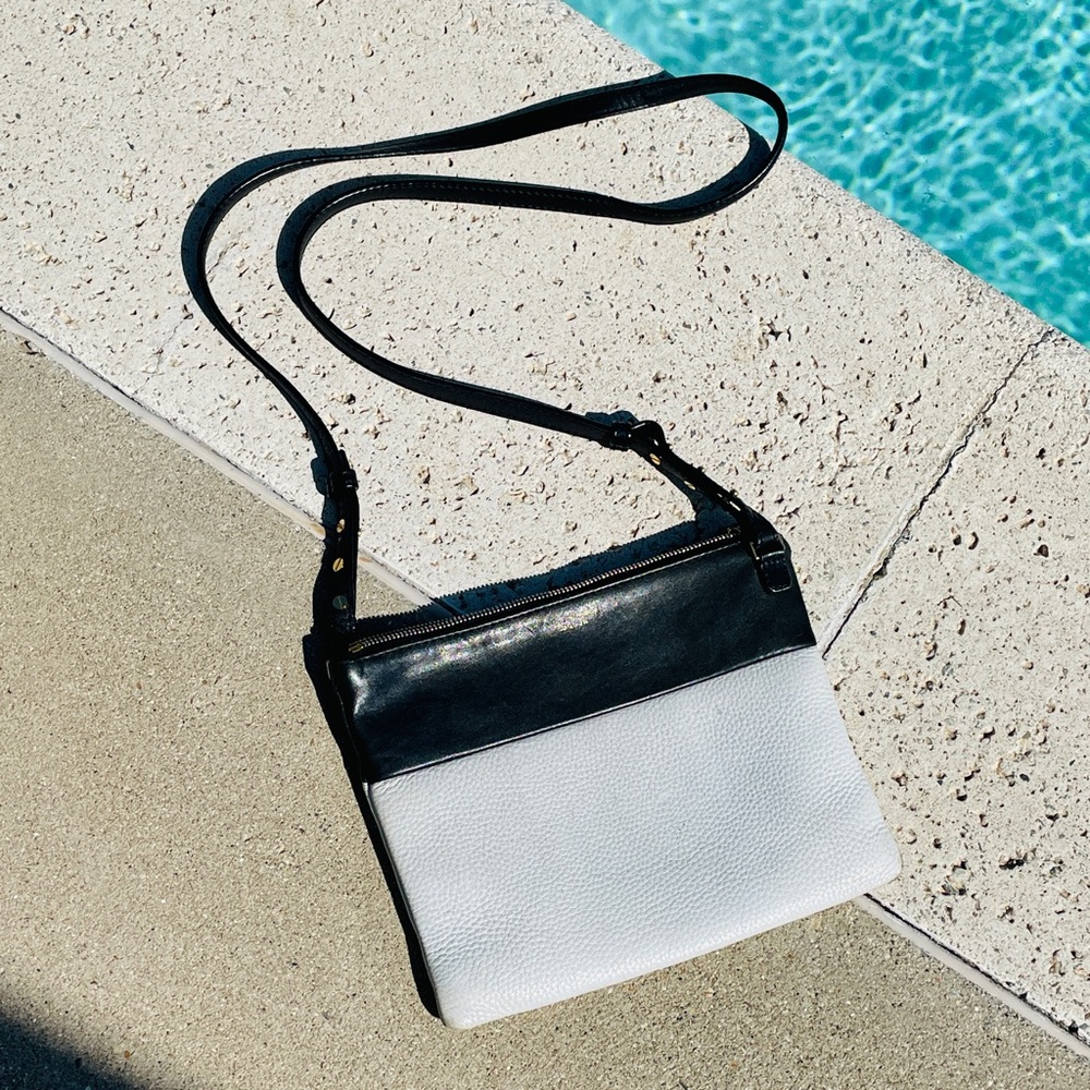 Kurt Geiger Black and White Crossbody Bag